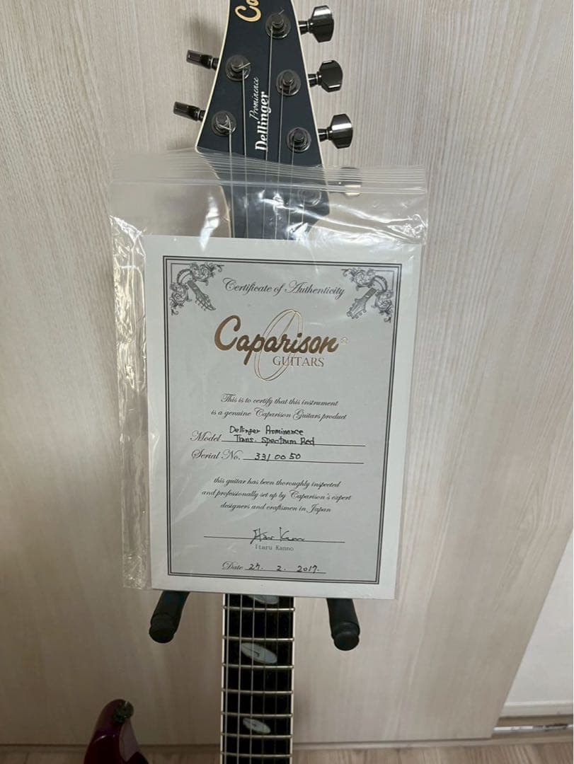 ギター caparison dellinger prominence trans.
