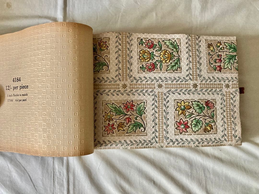 ビンテージ壁紙資料本(1957年WALPAMUR社)