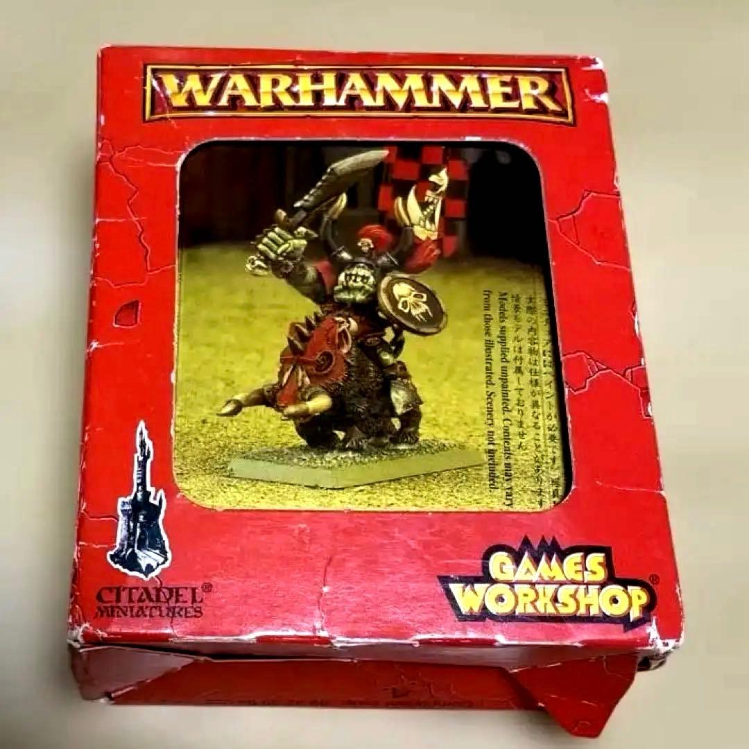 ゲームズワークショップ、メタル製、ウォーハンマー【オーク.ウォーロード】