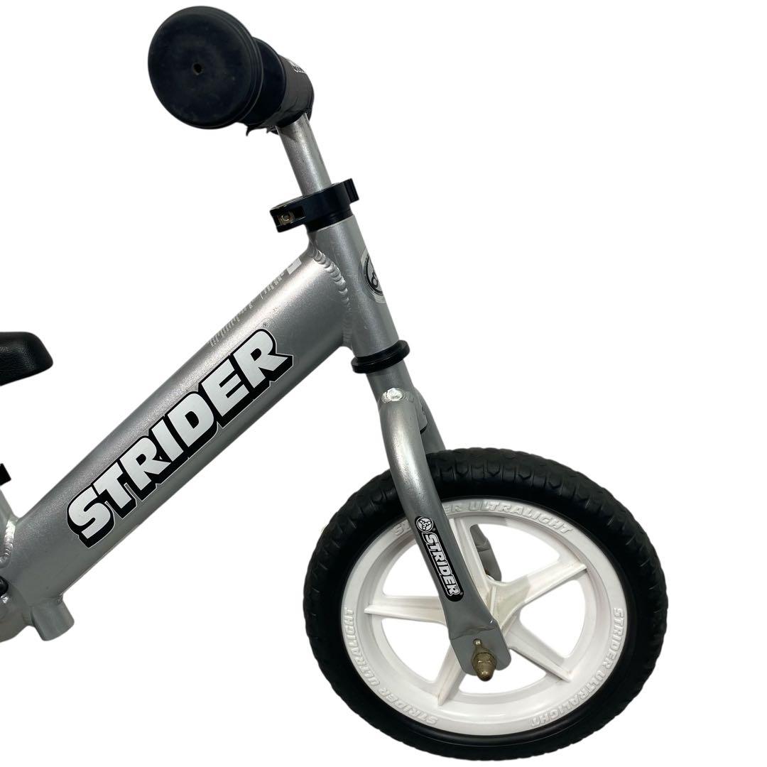 【動作良好】STRIDER PROバランスバイク 12インチ シルバー