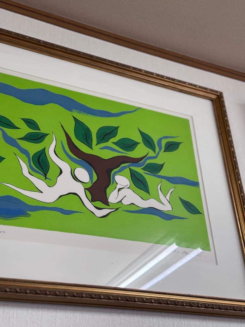 岡本太郎　リトグラフ 直筆サイン入り