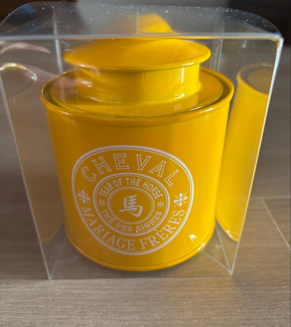 マリアージュフレール干支缶　2026年午/馬　テ デ シーニュ シュヴァル　１個