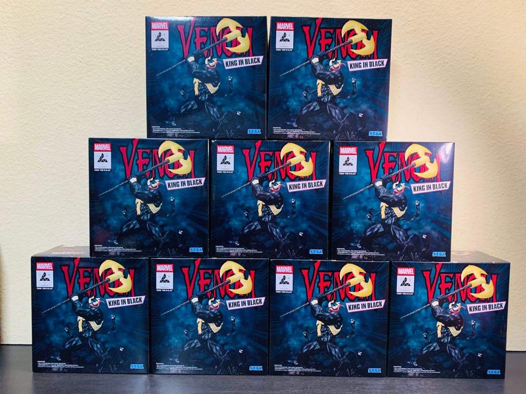 【新品未開封】マーベル　ヴェノム　キングインブラック　フィギュア9体セット