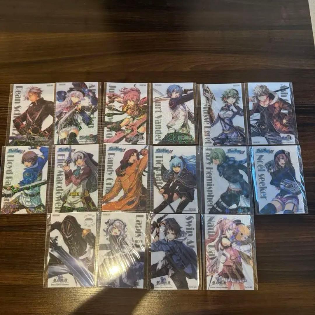 16種フルコンプ　軌跡シリーズ カットインホログラムカード　リィン アルティナ