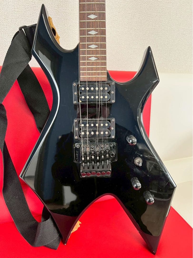 Killer エレキギター ブラック Floyd Rose搭載 ※傷多め・現状品