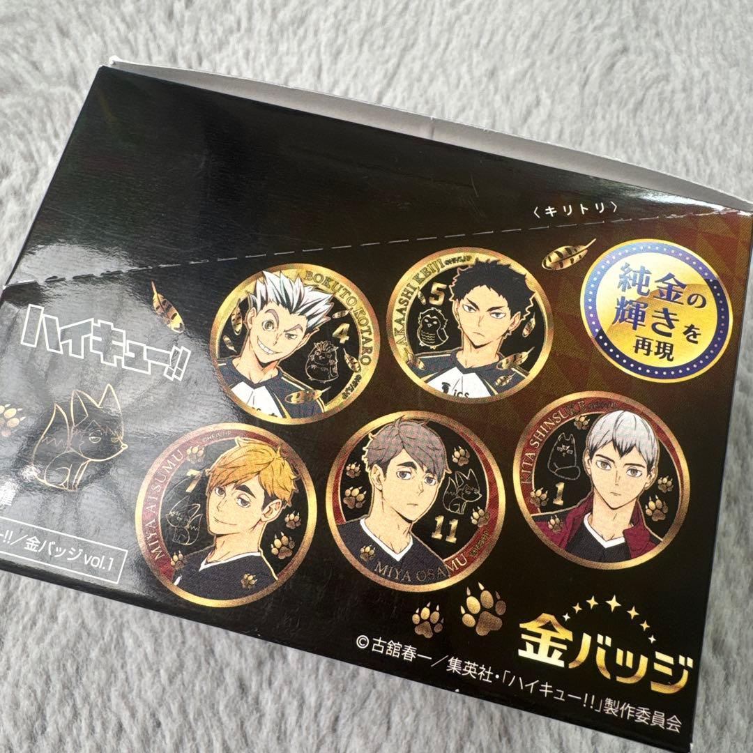 ハイキュー！！ 金バッジ Vol.1　10個入りBOX