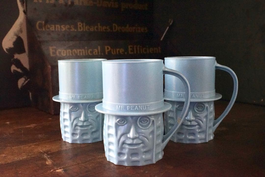 Mr. Peanut ミスターピーナッツ マグカップ セット売り アメリカ 雑貨