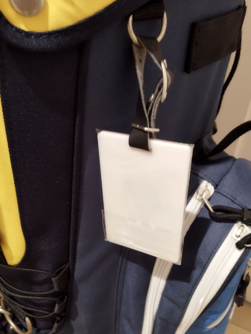 Rough & Swell キャディバッグ ネイビーイエロー