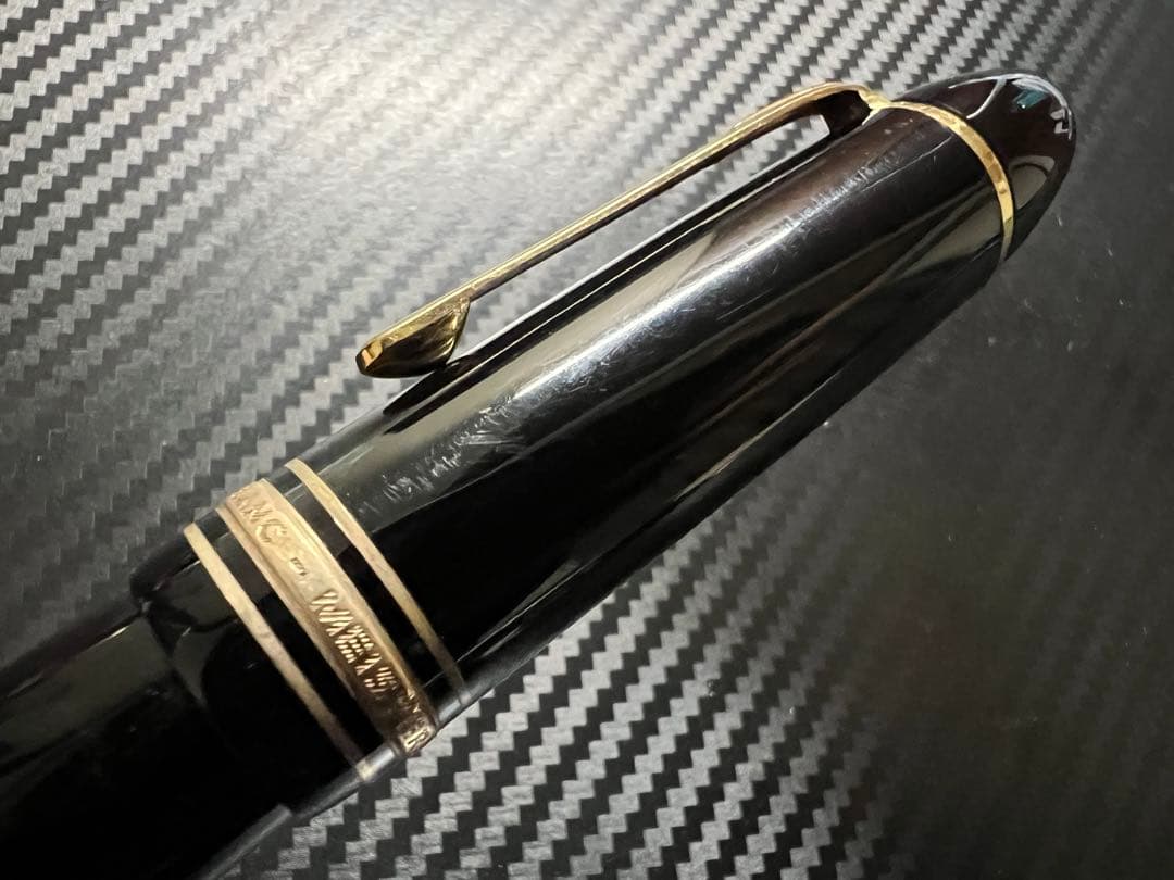 極美品 モンブラン 149 18C 3帯 万年筆 EF 極細字