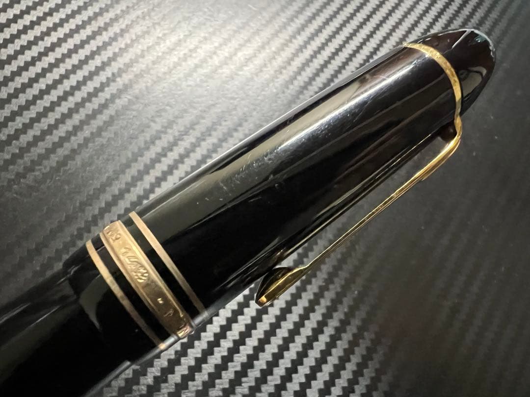 極美品 モンブラン 149 18C 3帯 万年筆 EF 極細字