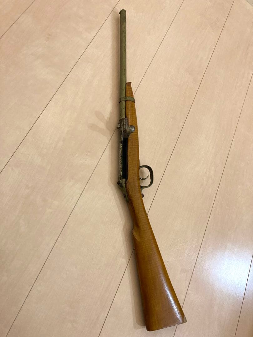 射的銃　バネ式　お祭り　縁日　アンティーク　ヴィンテージ　昭和レトロ　コルク銃