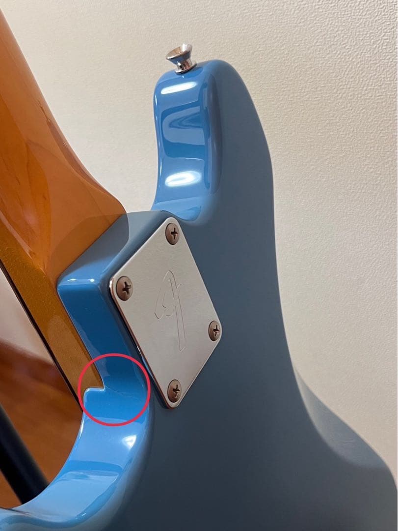 ライトブルー エレキギター