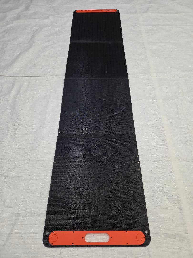 1度使用　Jackery SolarSaga 200 ポータブルソーラーパネル