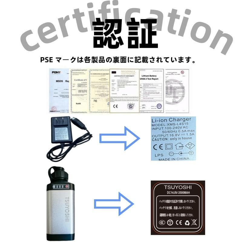 ダイワ シマノ用電動リール専用バッテリー セット 14.8V 銀3500mAh