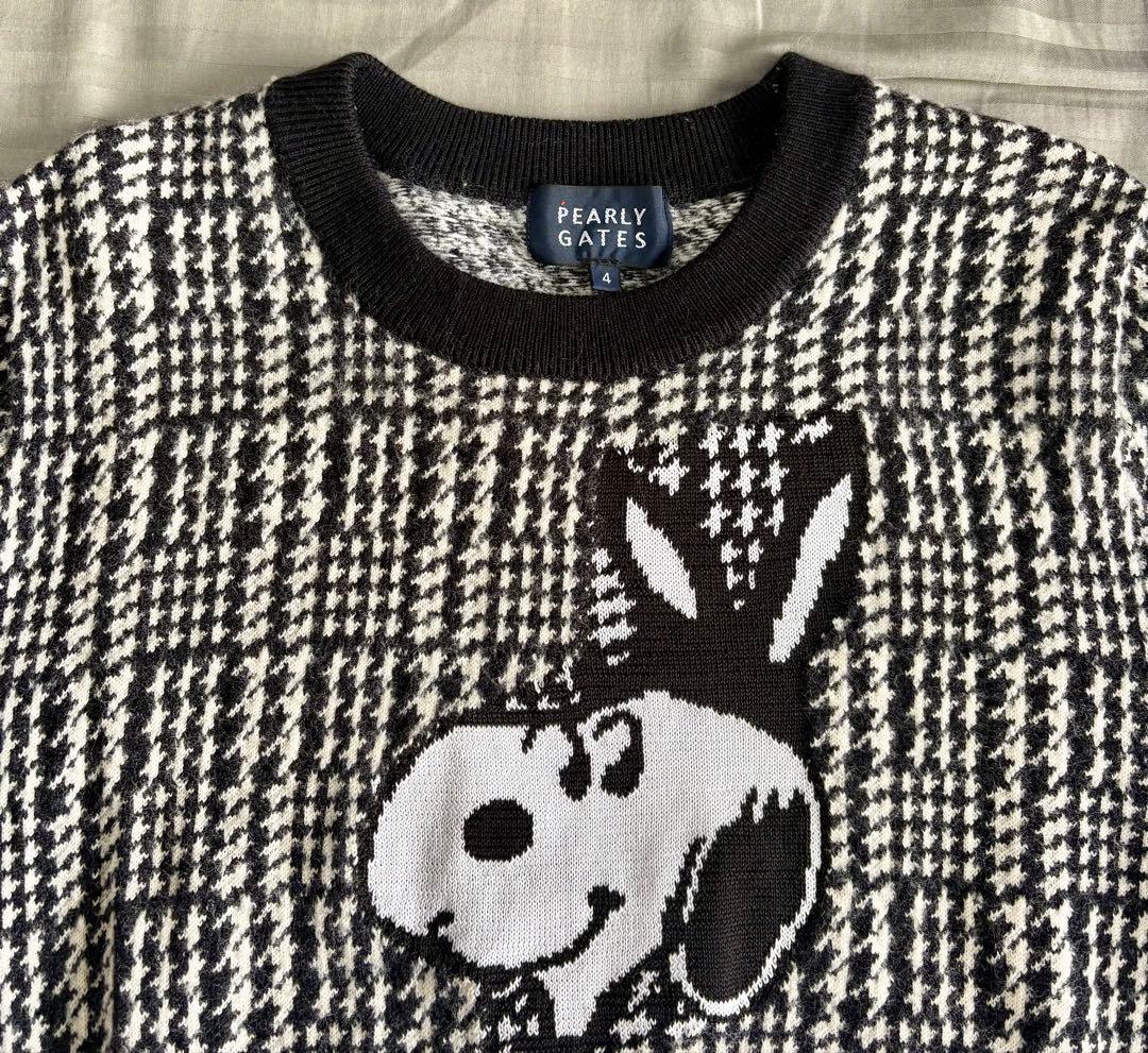 【美品】PEARLY GATES_パーリーゲイツ｟スヌーピー・ニットウェア｠