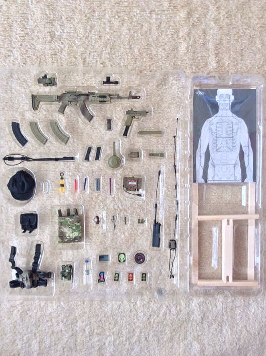 1/6 ミリタリー フィギュア アクション 傭兵 兵士 軍人 カスタム AK47