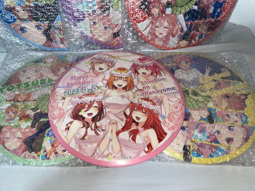 映画「五等分の花嫁」メモリアル缶バッジ コンプリートBOX