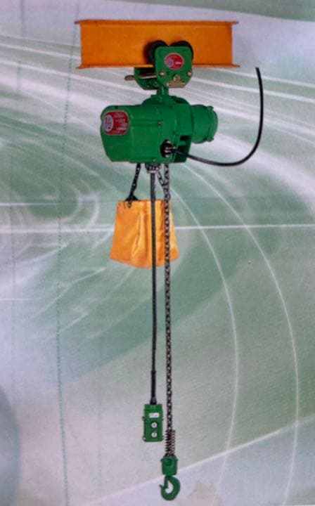 FUTABA プレントロリ付　電気チェーンブロック