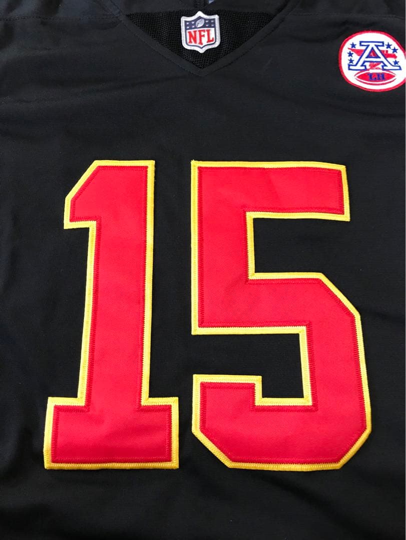 新品　チーフス　ユニフォーム　マホームズ　ブラック　NIKE　ジャージー　XL