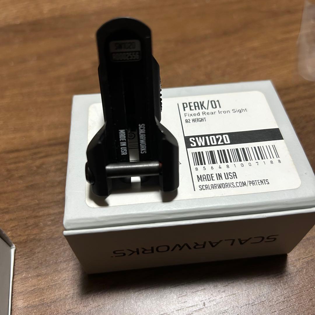 【実物】Scalarworks Peak/01 Iron Sight Set