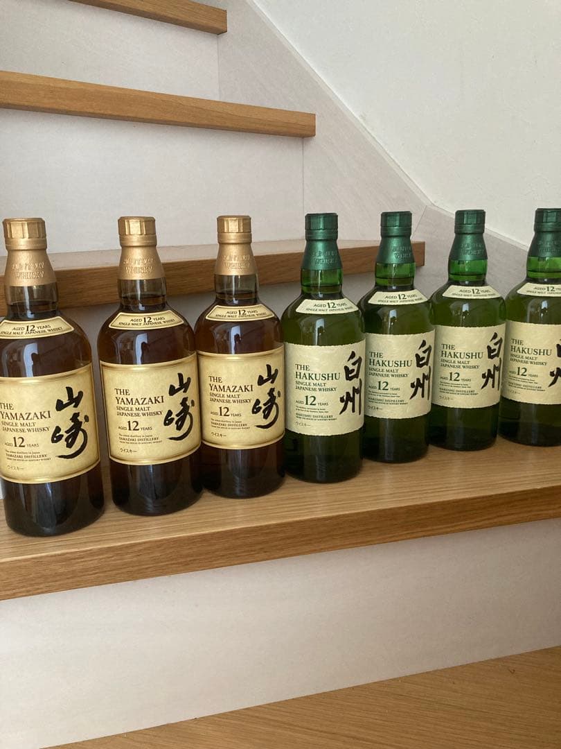 山崎12年・白州12年 ウイスキーセット