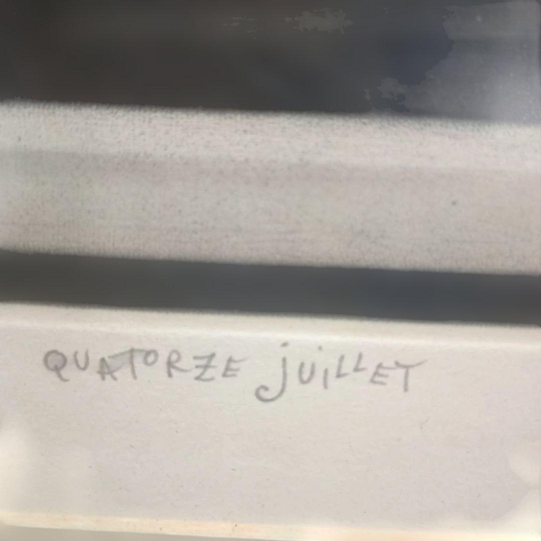 3982）マリオ・アバチ「 QUATORZE JUILLET 」メゾチント