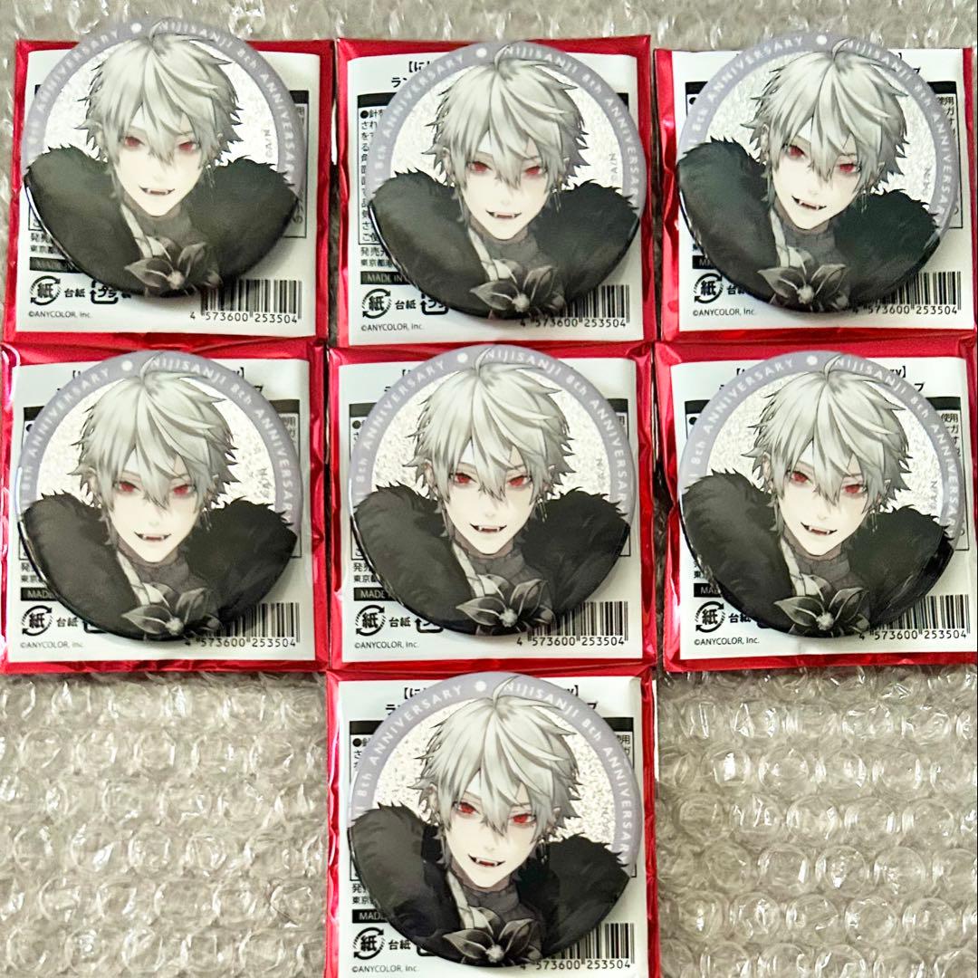 にじさんじ 8周年 缶バッジ グリッター Anniversary 葛葉