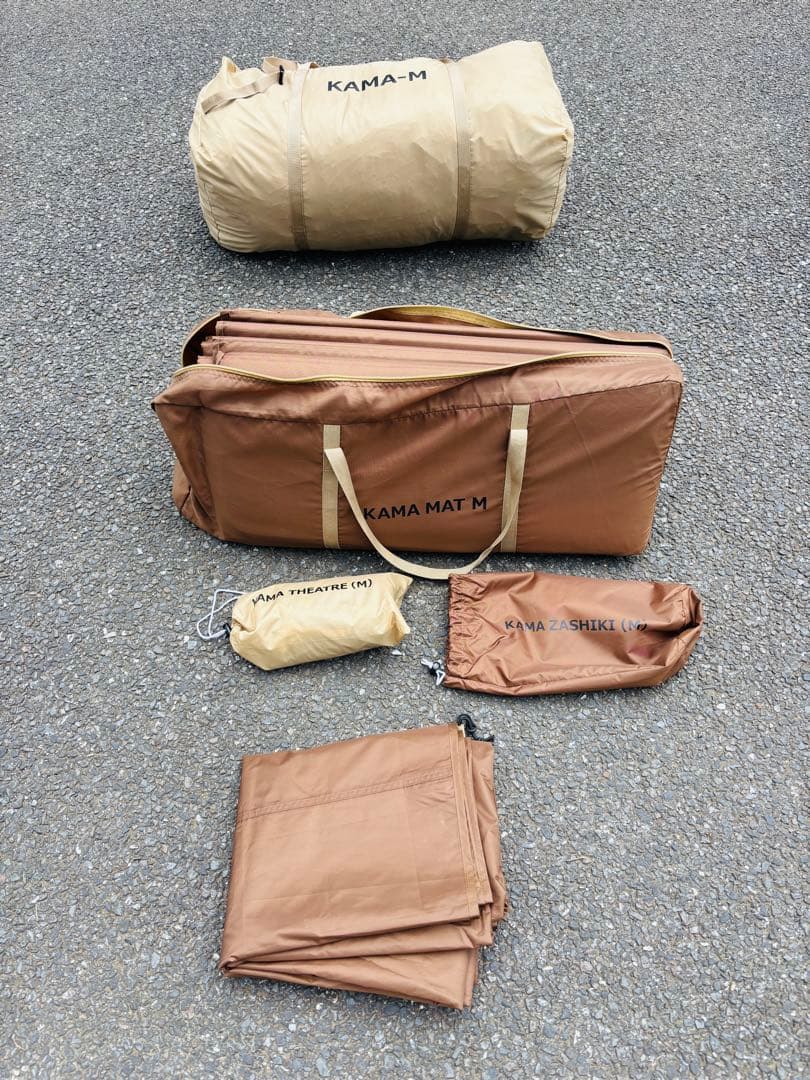 DODカマボコテント3M タン　➕　オプション３点セット