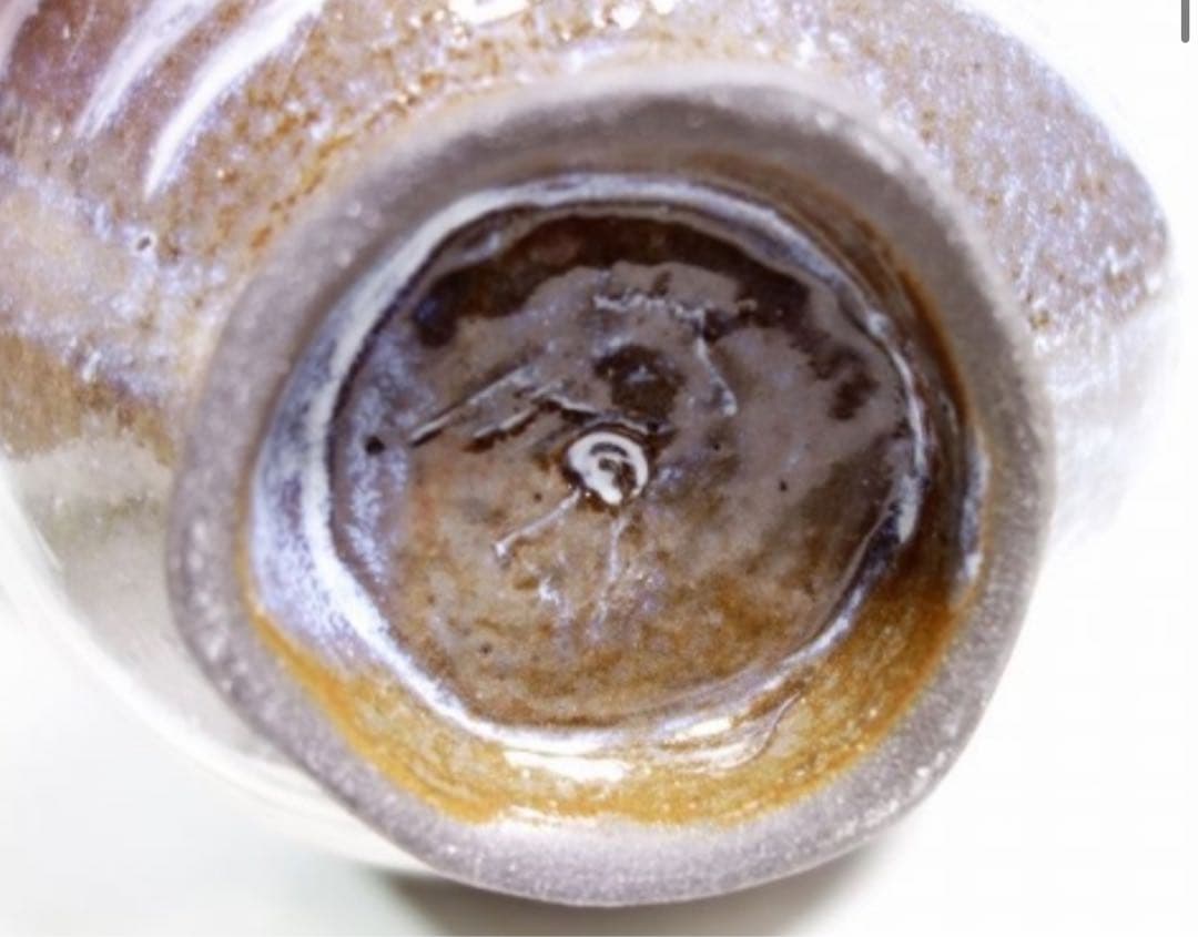 未使用 黄金崎 日高窯　三島暦 刷毛目 茶碗 抹茶碗 茶道具　化粧箱桐箱