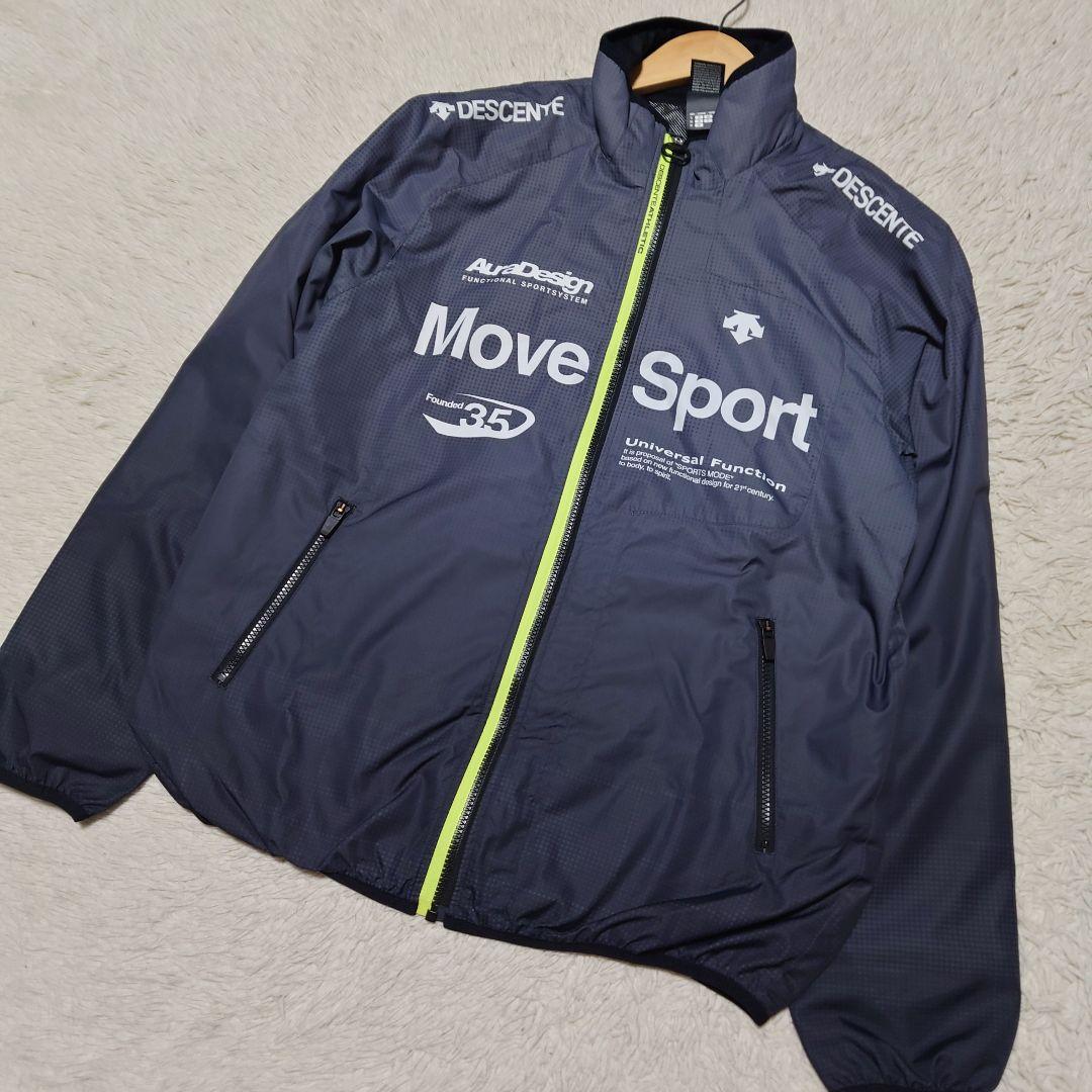 【希少】MOVE SPORT デサント ジャージ セットアップ ビッグロゴ XL