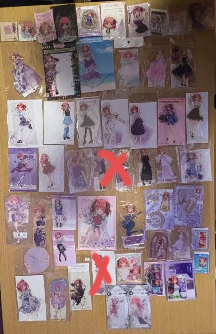 五等分の花嫁　中野二乃　アクリルスタンド121個