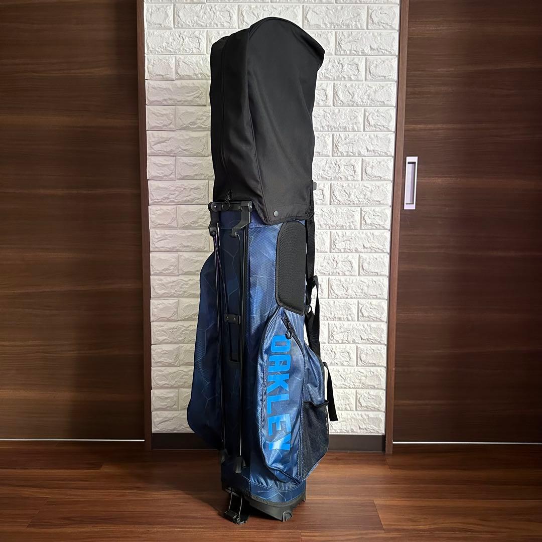 美品 オークリー BGSTAND 12.0 キャディバック ネイビーカモ 9.5