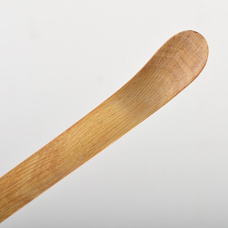 茶道具　茶杓　銘「逢來」　建仁寺　竹田益州筒箱書付　共筒共箱　N　R5775