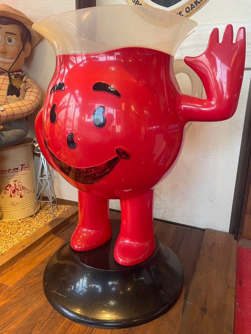 特大 激レア】Kool-Aid Man クールエイドマン 置物 アメリカ雑貨