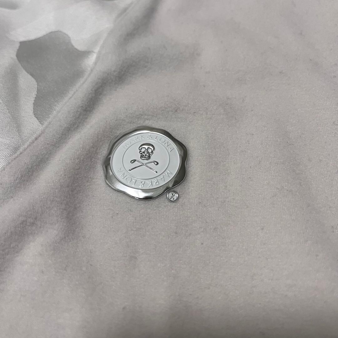 MARK & LONA ゴルフ メンズ長袖 ハーフジップ カットソー グレー L