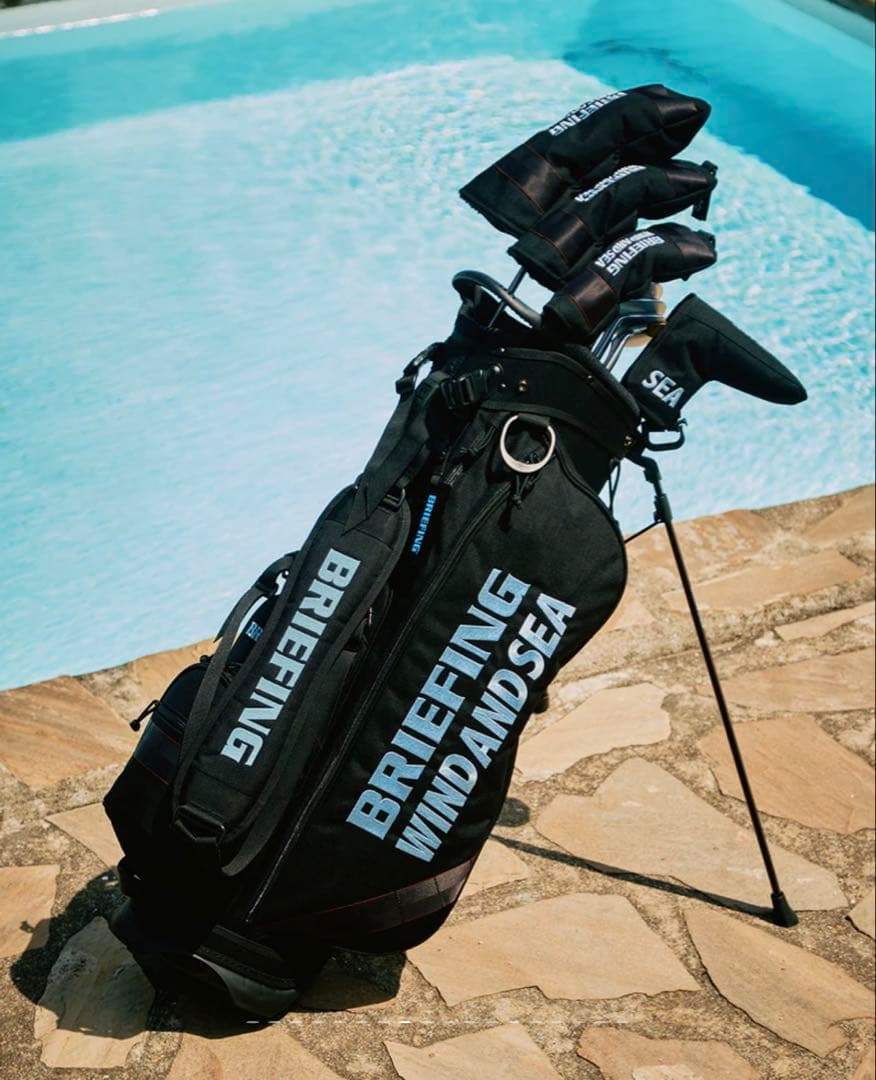 週末限定値下げ　BRIEFING × WIND AND SEAキャディバッグ