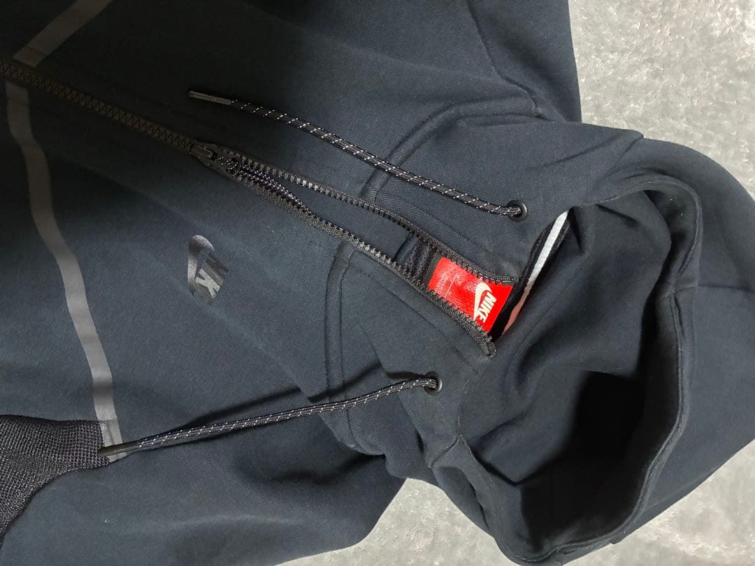 人気 NIKE ナイキ テックフリース　セットアップ　ブラック　M 赤タグ