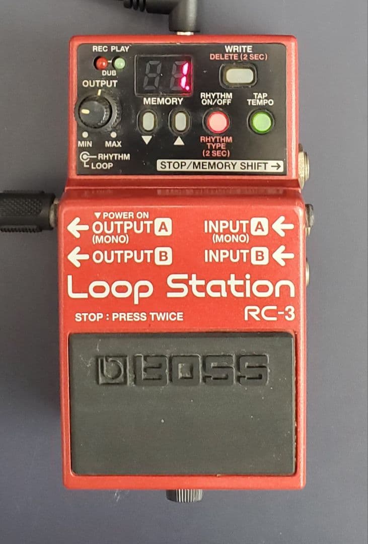 BOSS RC-3 Loop Station ファームウェア最新