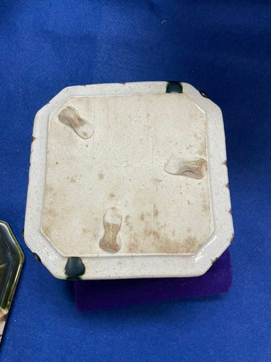 織部　四方　茶道具　⭐️お値引品