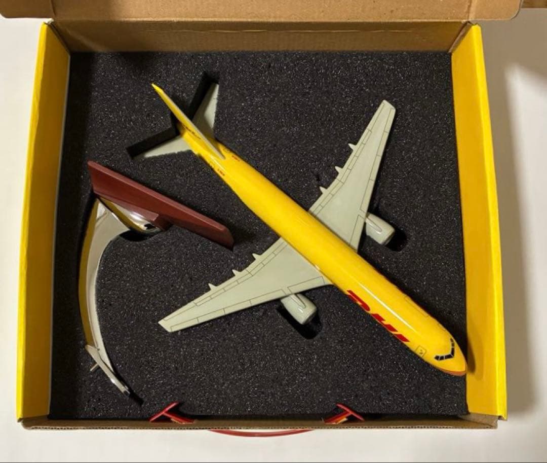 DHL 航空機モデル スタンド付