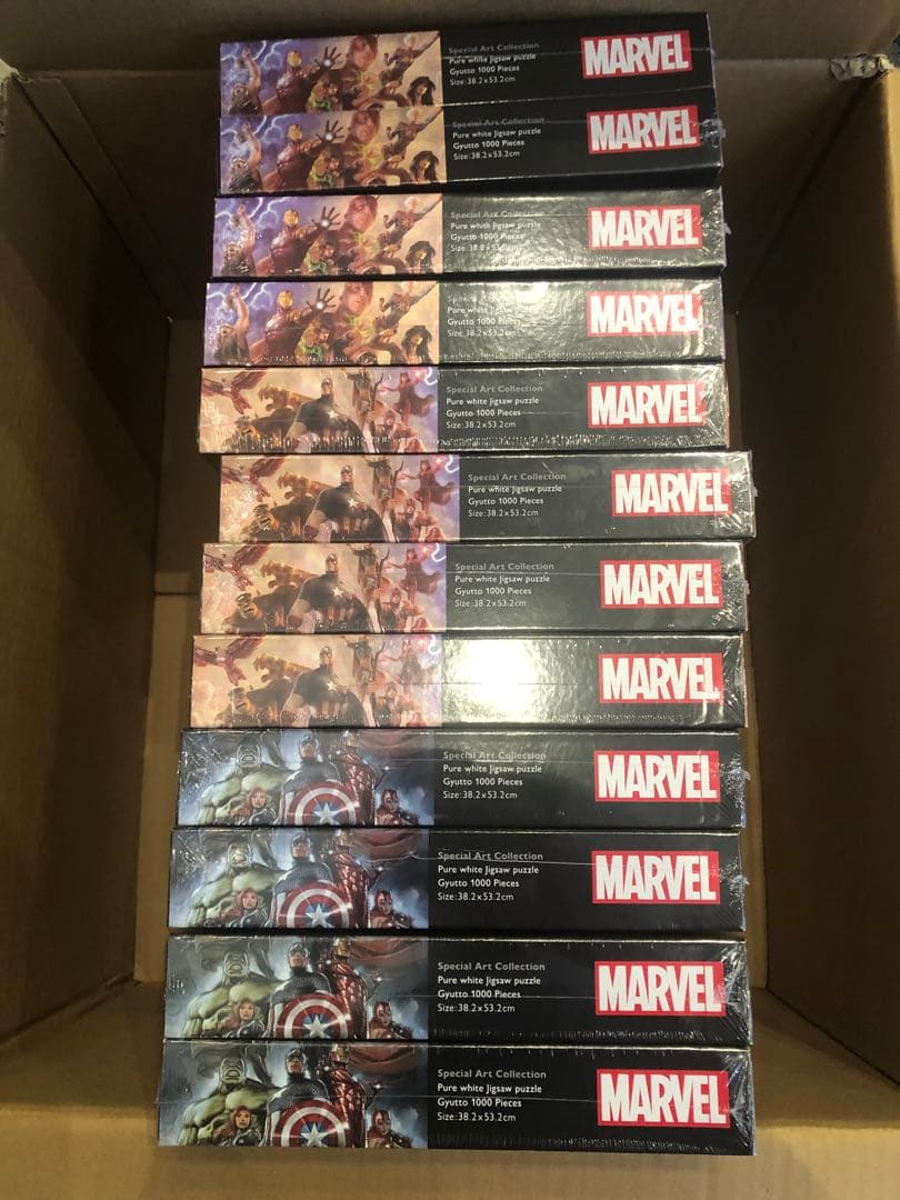 マーベル　アベンジャーズ 12個セット　ジグソーパズル 1000ピース