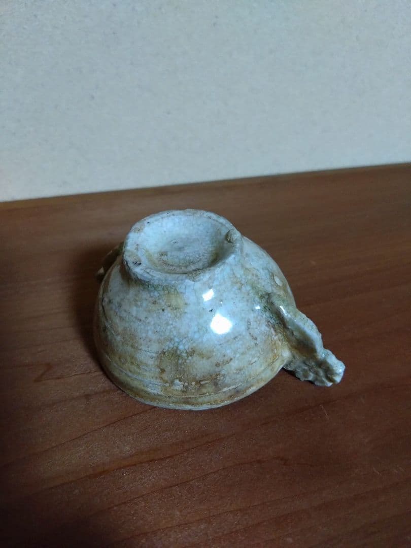 李朝 白磁    金海 耳盃