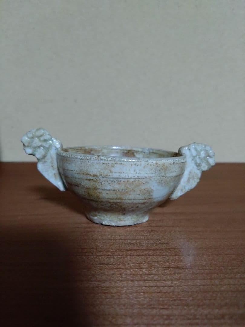 李朝 白磁    金海 耳盃