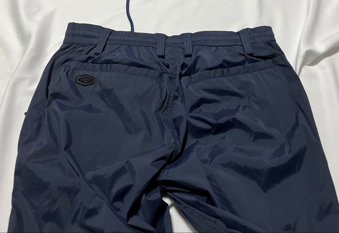 キャロウェイメンズ 撥水 ジョガーパンツ (ナイロンストレッチ・裾リブ仕様)