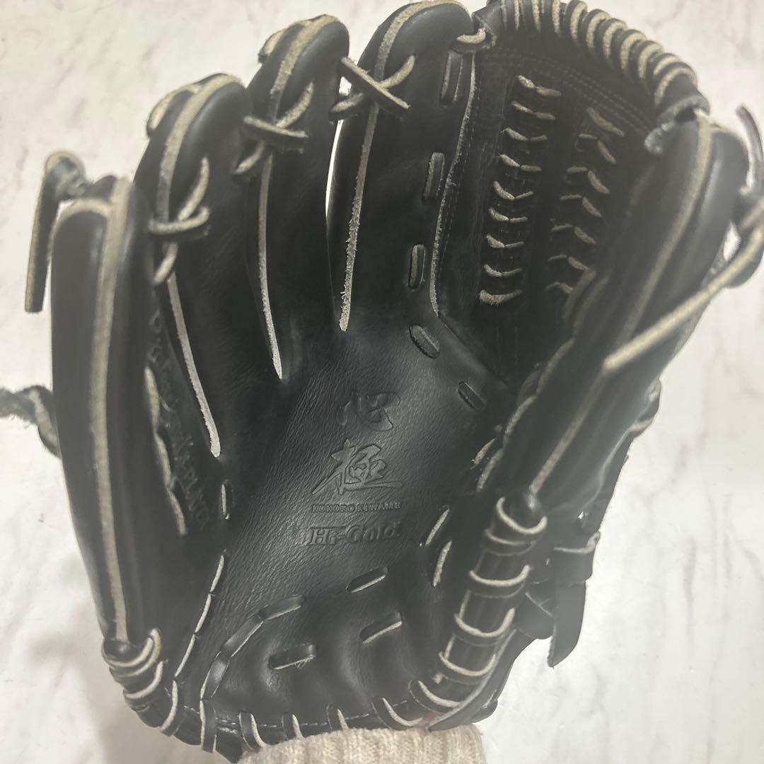 ハイゴールド　心極　軟式　投手　左