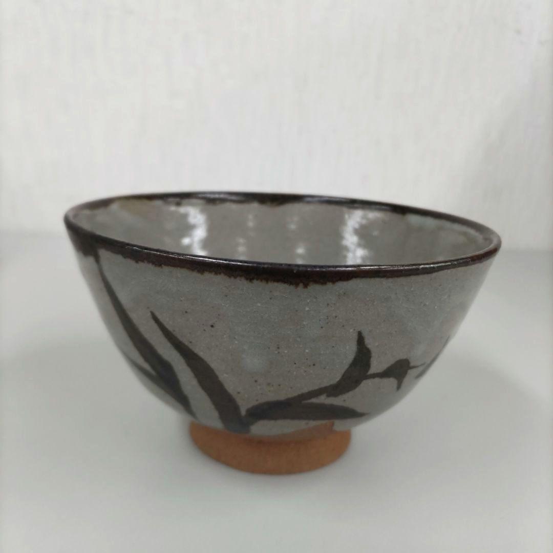 絵唐津　楽山窯　抹茶茶碗　D293