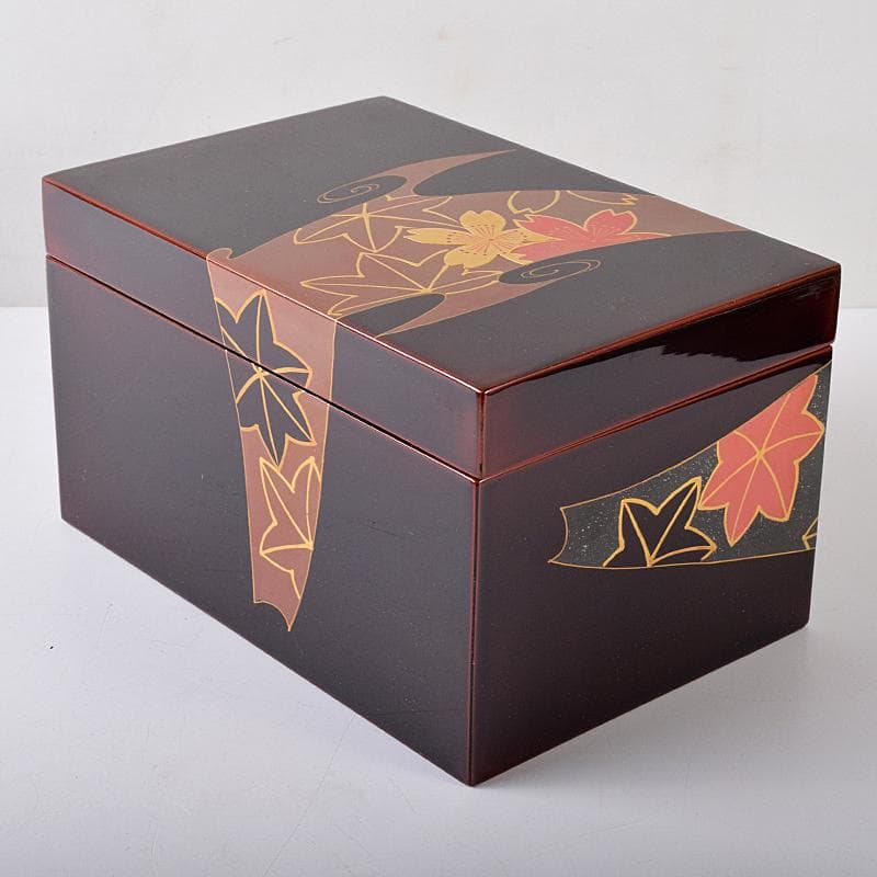 茶道具　利休茶箱　京焼　川添寿楽造　茶碗　飛青磁振出など　九点一式　VR8704