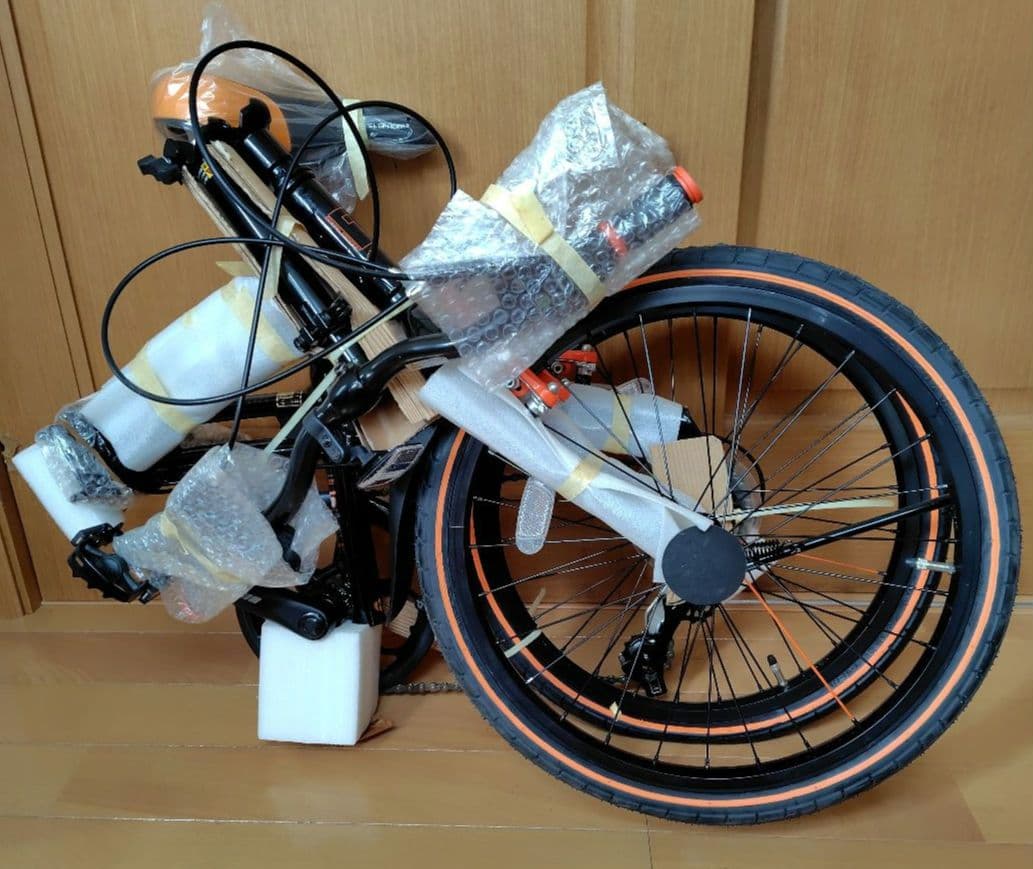 ★引き取り限定★ ドッペルギャンガー 折りたたみ自転車 blackmax202