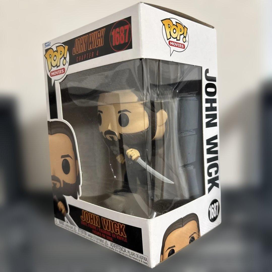 新品！！完売品！ファンコポップ ジョンウィック1687フィギュアキアヌ