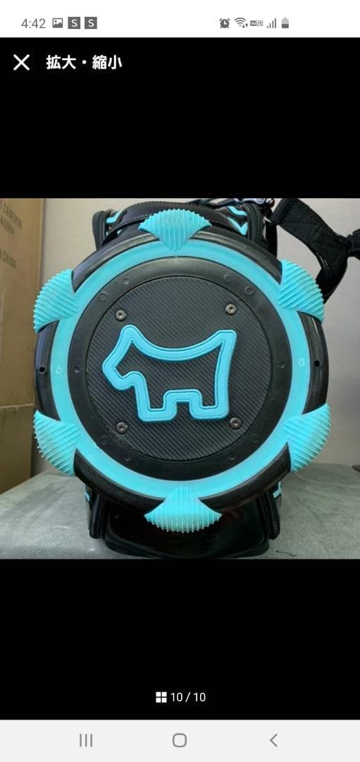 SCOTTY CAMERON キャディバッグ ブラック・ターコイズ